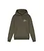 Malelions winter hoodie jongens - groen/beige - signature, gestreept