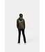 Malelions winter hoodie jongens - groen/beige - signature, gestreept