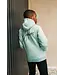 Malelions winter hoodie jongens - blauw/grijs - signature, gestreept