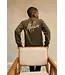 Malelions winter sweater jongens - groen/beige - signature, gestreept