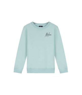 Malelions winter sweater jongens - blauw/grijs - signature, gestreept