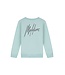Malelions winter sweater jongens - blauw/grijs - signature, gestreept