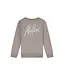Malelions winter sweater jongens - bruin/wit - signature, gestreept