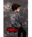 Malelions winter sweater jongens - grijs - hollywood map