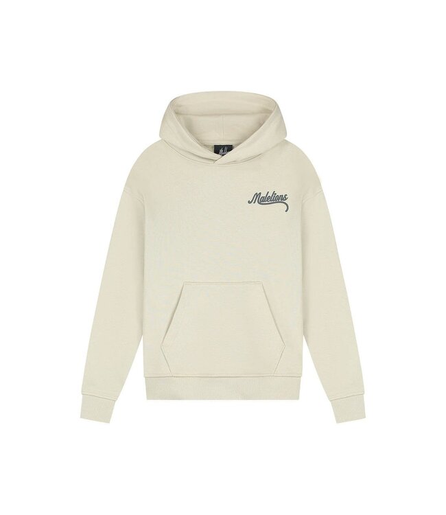Malelions winter hoodie jongens - beige - Theatre