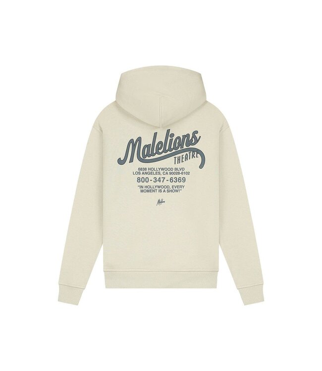 Malelions winter hoodie jongens - beige - Theatre