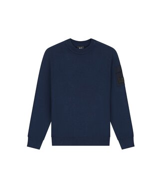 Malelions winter sweater jongens - navy blauw - gebreid, zak