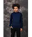 Malelions winter sweater jongens - navy blauw - gebreid, zak
