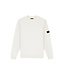 Malelions winter sweater jongens - wit - gebreid, zak