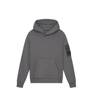 Malelions winter hoodie jongens - grijs - nylon, zak