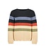 Like Flo winter sweater jongens - beige - Donin - gestreept - gebreid