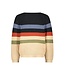 Like Flo winter sweater jongens - beige - Donin - gestreept - gebreid