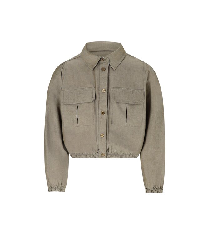 Like Flo winter blouse meisjes teens - groen - Candy - grote zakken