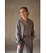 Like Flo winter blouse meisjes teens - grijs - Chilly - drukknoop - pinstripe