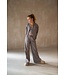 Like Flo winter blouse meisjes teens - grijs - Chilly - drukknoop - pinstripe