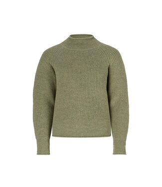 Like Flo winter sweater meisjes teens - groen - Daisy - kort - gebreid