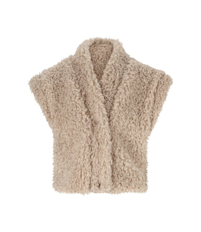Like Flo winter sweater meisjes teens - beige - Djo - fur