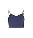 Like Flo winter crop top meisjes teens - vany blauw - Emille - gestreept