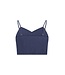 Like Flo winter crop top meisjes teens - vany blauw - Emille - gestreept