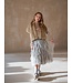 Like Flo winter velvet mesh top meisjes teens - groen - Elina - voering