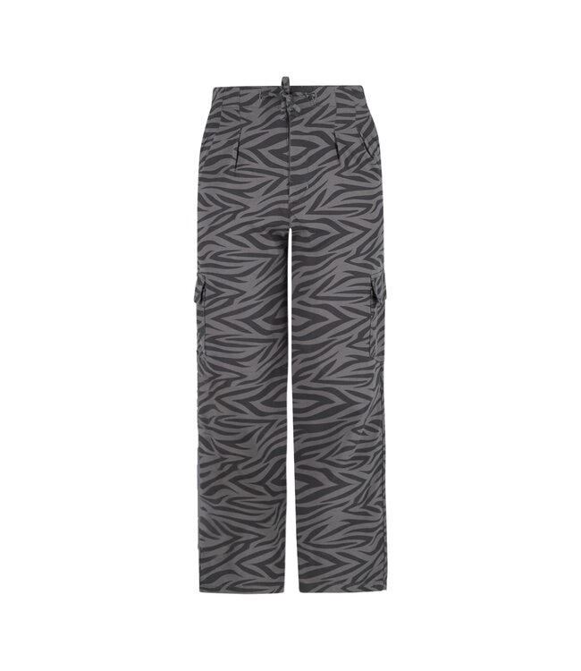 Like Flo winter twill broek meisjes teens - grijs - Fiene - zijzakken