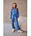 Like Flo winter parachute broek meisjes teens - blauw - Flevy - elastiek