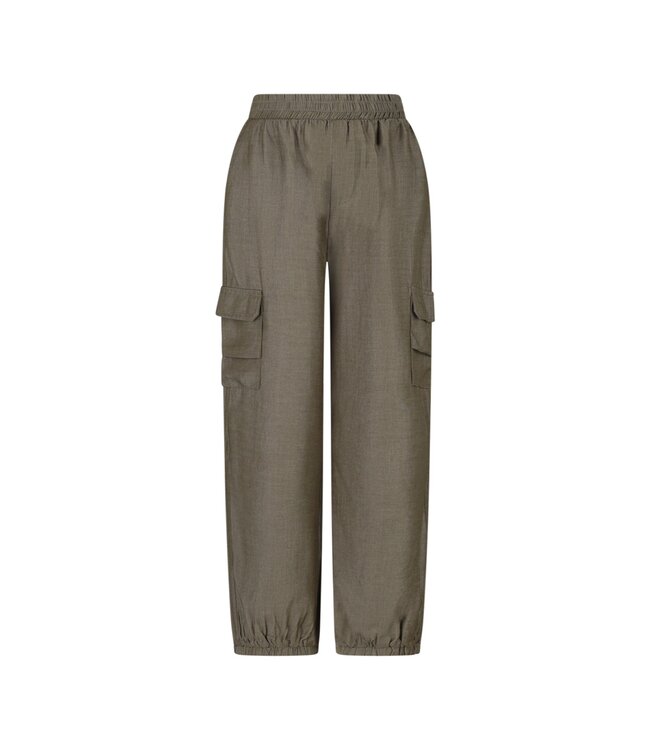 Like Flo winter parachute broek meisjes teens - groen - Flevy - elastiek