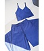 Like Flo winter wideleg broek meisjes teens - navy blauw - Filly - pinstripe