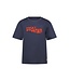 Like Flo winter slub jersey t-shirt jongens -navy blauw - Eagle