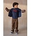 Like Flo winter slub jersey t-shirt jongens -navy blauw - Eagle