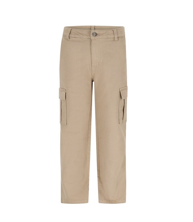 Like Flo winter twill cargo broek jongens - groen - Frankys
