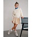 Like Flo winter sweater meisjes - beige - Djuna - gebreid