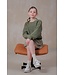 Like Flo winter sweater meisjes - groen - Djuna - gebreid
