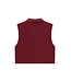 Like Flo winter gilet meisjes - rood - Demi