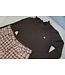 Like Flo winter t-shirt meisjes - bruin - Eef - rib - col
