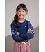 Like Flo winter top meisjes - navy blauw - Eloise - rib - ballonmouwen
