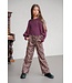 Like Flo winter top meisjes - rood - Eloise - rib - ballonmouwen