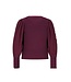 Like Flo winter top meisjes - rood - Eloise - rib - ballonmouwen