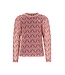Like Flo winter mesh top meisjes - roze - Estee - AOP