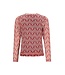 Like Flo winter mesh top meisjes - roze - Estee - AOP