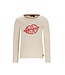 Like Flo winter jersey t-shirt meisjes - beige - Emy - print - longsleeve