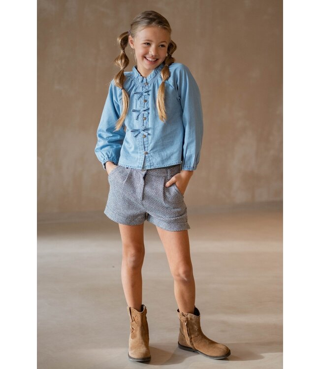 Like Flo winter short meisjes - blauw - Febe