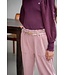 Like Flo winter corduroy wide leg broek meisjes - roze - Finn - riemlussen