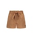 Like Flo winter nep leren short meisjes - bruin - Fay-Linn - schelpenriem