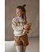 Like Flo winter nep leren short meisjes - bruin - Fay-Linn - schelpenriem