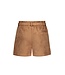 Like Flo winter nep leren short meisjes - bruin - Fay-Linn - schelpenriem