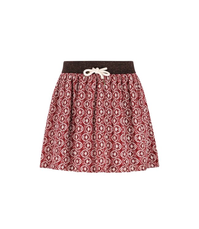 Like Flo winter mesh rok meisjes - roze - Sascha - plisse