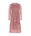Like Flo winter mesh midi jurk meisjes - roze - Mae - AOP
