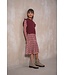 Like Flo winter mesh midi jurk meisjes - roze - Mae - AOP