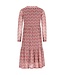 Like Flo winter mesh midi jurk meisjes - roze - Mae - AOP